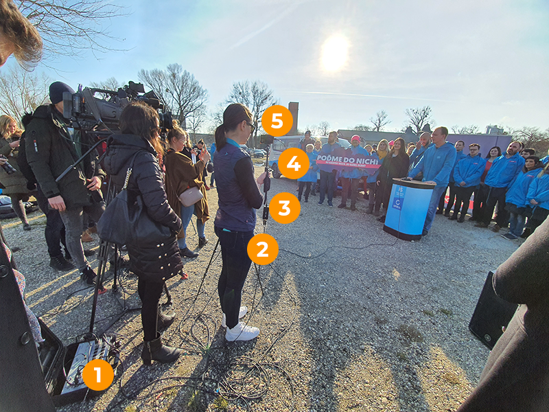 How to stream a press conference as it happens